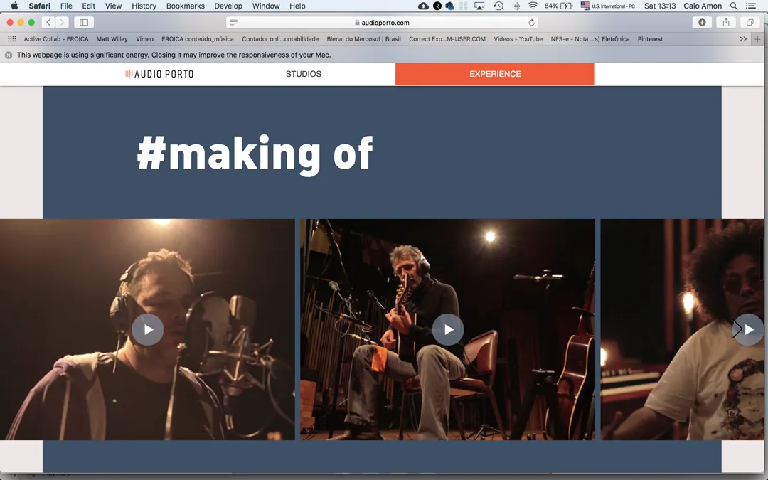 Site Audio Porto — 10
